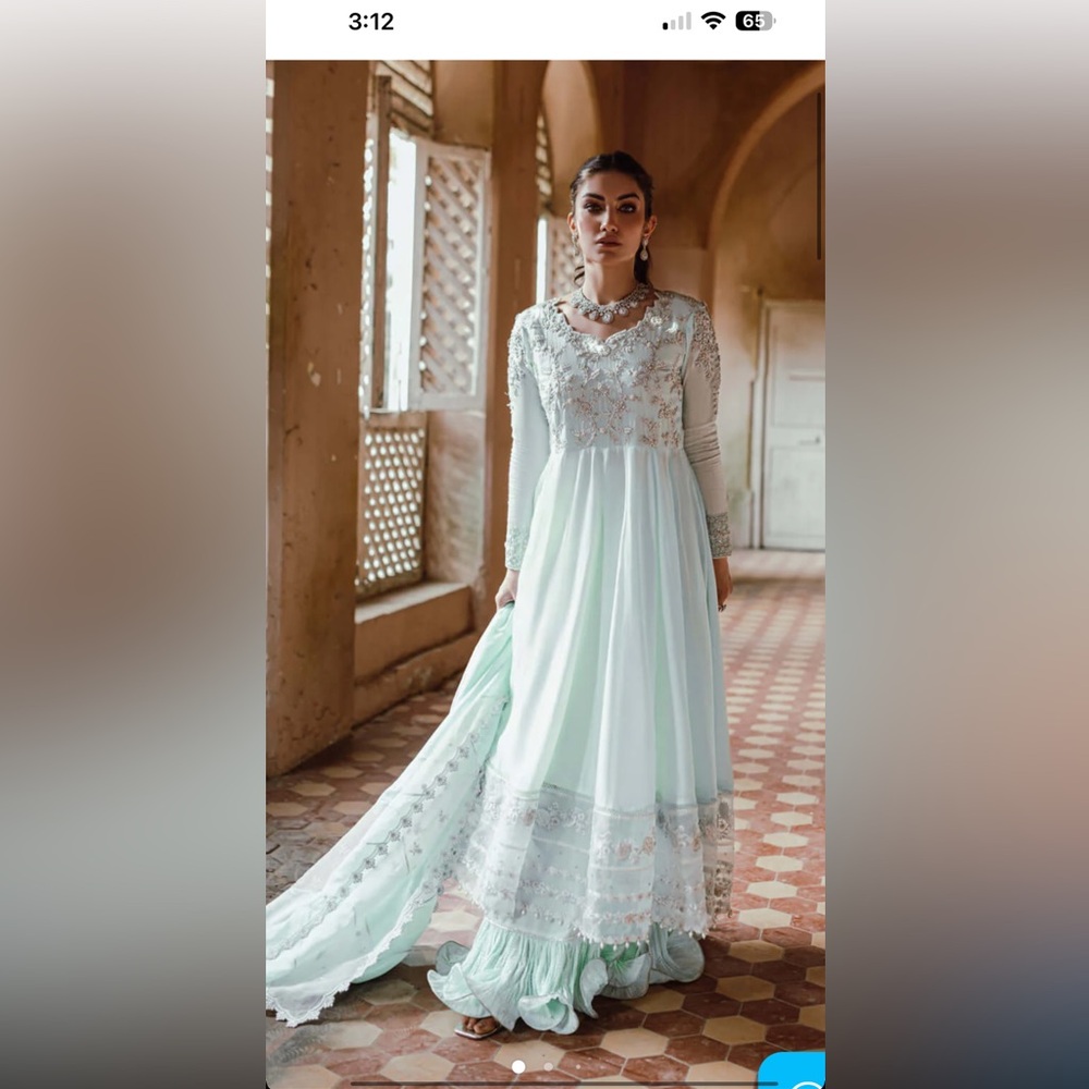 Azure brand shalwar suit medium size for weddings or parties